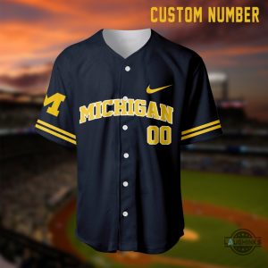 nike navy michigan state baseball jersey replica high quality