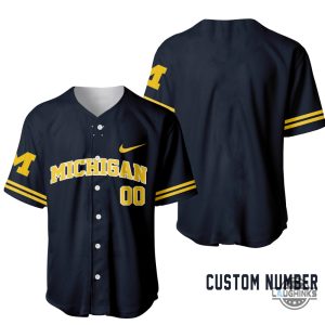 nike navy michigan state baseball jersey replica high quality