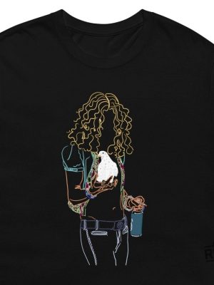 Robert Plant T Shirt Black Unisex For Led Zeppelin Music Fans Original Art Led Zeppelin T Shirt revetee 3