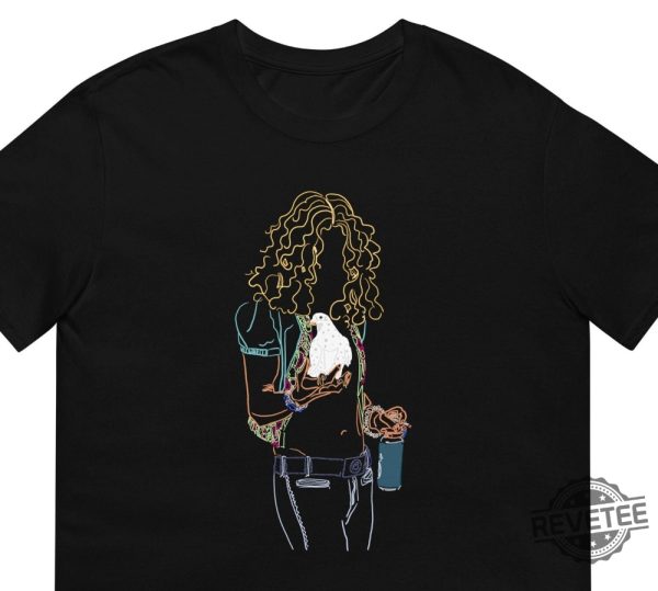 Robert Plant T Shirt Black Unisex For Led Zeppelin Music Fans Original Art Led Zeppelin T Shirt revetee 3