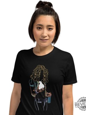 Robert Plant T Shirt Black Unisex For Led Zeppelin Music Fans Original Art Led Zeppelin T Shirt revetee 5