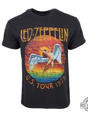 Led Zeppelin 1975 Us Tour T Shirt Original License Shirt Led Zeppelin T Shirt revetee 2