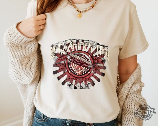 Led Zeppelin Mothership Shirt Led Zeppelin Album Cover Led Zeppelin T Shirt Led Zeppelin T Shirt revetee 1