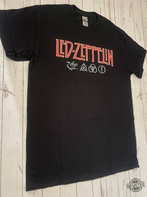 Official Led Zeppelin Shirt New Unisex Led Zeppelin T Shirt revetee 4