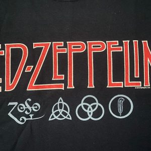 Official Led Zeppelin Shirt New Unisex Led Zeppelin T Shirt revetee 5