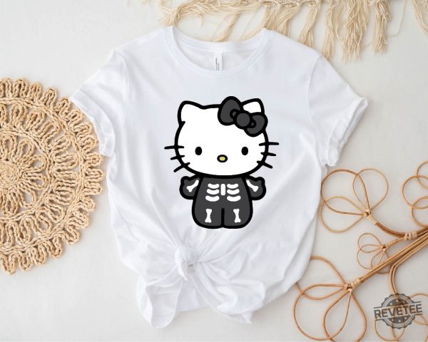 Hello Kitty Halloween Cat Tshirt Hello Kitty Shirt Kitty Horror Movie Kitty Scary Movie Hello Kitty Chucky Shirt revetee 3