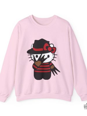 Halloween Hello Kitty Sweater Halloween Sweater Hello Kitty Crewneck Sweatshirt Hello Kitty Chucky Shirt revetee 6