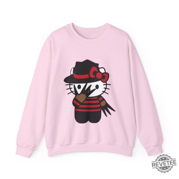 Halloween Hello Kitty Sweater Halloween Sweater Hello Kitty Crewneck Sweatshirt Hello Kitty Chucky Shirt revetee 6