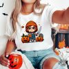 Halloween Chucky Shirt Halloween Horror Characters Shirt Chucky Hoodie Hello Kitty Chucky Shirt revetee 1