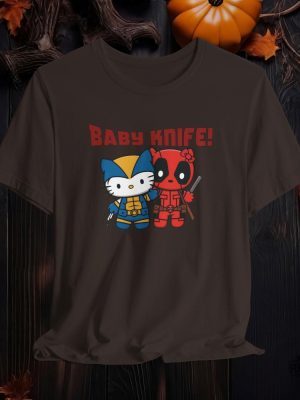 Hello Kitty Deadpool And Wolverine Halloween Shirthello Kitty Halloween Shirt Hello Kitty Chucky Shirt revetee 2