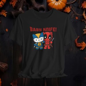 Hello Kitty Deadpool And Wolverine Halloween Shirthello Kitty Halloween Shirt Hello Kitty Chucky Shirt revetee 3