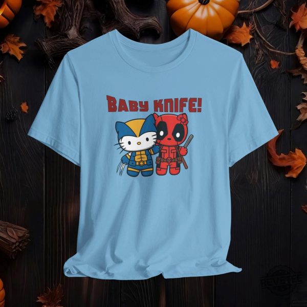 Hello Kitty Deadpool And Wolverine Halloween Shirthello Kitty Halloween Shirt Hello Kitty Chucky Shirt revetee 4