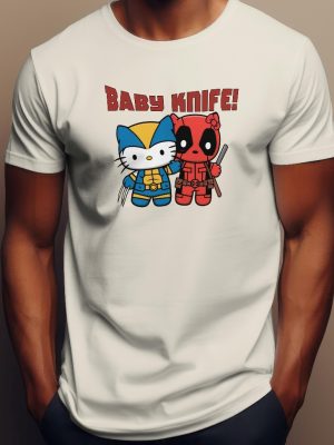 Hello Kitty Deadpool And Wolverine Halloween Shirthello Kitty Halloween Shirt Hello Kitty Chucky Shirt revetee 5