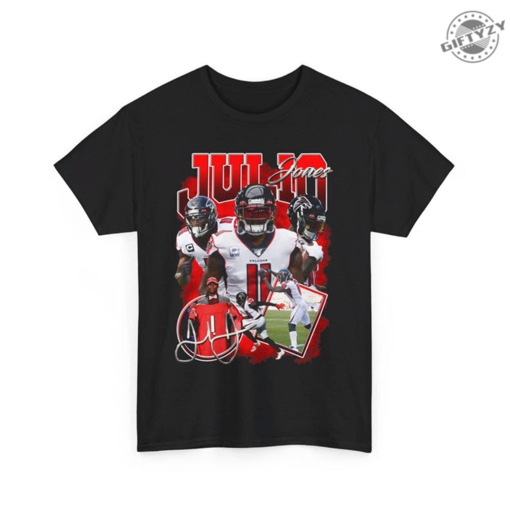 Julio Jones V1 Atlanta Deion Sanders Michael Vick Matt Ryan Kirk Cousins Michael Penix Jr. Bijan Robinson Darnell Mooney Vintage Shirt