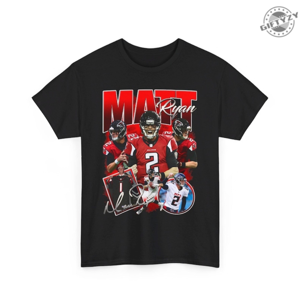 Matt Ryan V1 Atlanta Deion Sanders Michael Vick Julio Jones Kirk Cousins Michael Penix Jr. Bijan Robinson Darnell Mooney Vintage Shirt