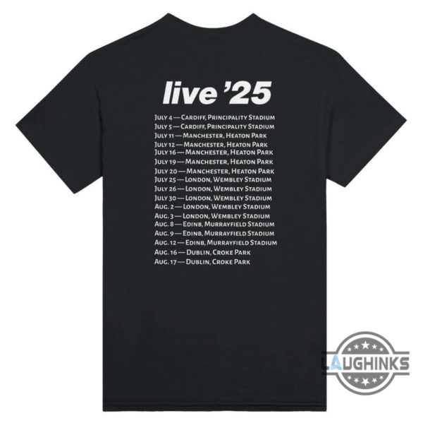 oasis live 25 tour t shirt sweatshirt hoodie rock and roll music lover birthday gift christmas present laughinks 1