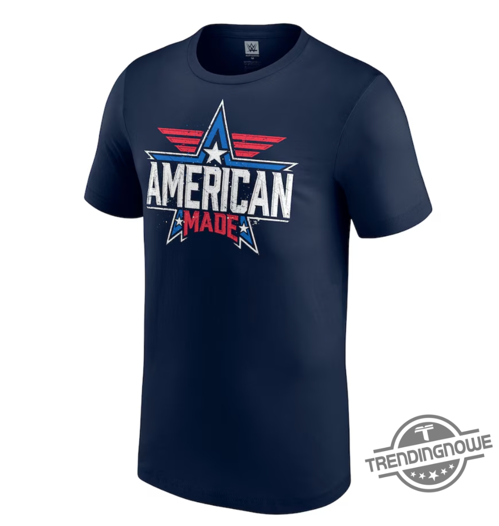 American Made Logo Shirt Wwe Shop Shirt Unisex Shirt Gift For Lovers