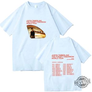 Justin Timberlake The Forget Tomorrow World Tour European Uk 2024 Summer Shirt Justin Timberlake Tour Dates 2024 revetee 3