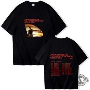 Justin Timberlake The Forget Tomorrow World Tour European Uk 2024 Summer Shirt Justin Timberlake Tour Dates 2024 revetee 6