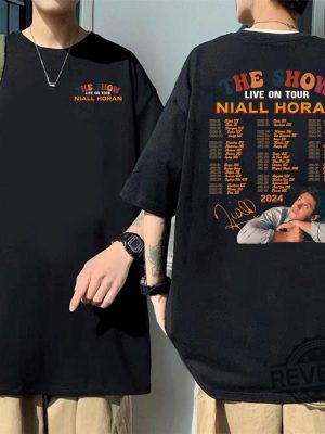 The Show Live On Tour Niall 2024 Shirt Niall Horan Concert Tee The Show Horan Shirt Niall Horan Tour Dates revetee 2