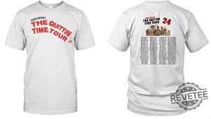 Zach Bryan The Quittin Time Tour 2024 Shirt Zach Fan Shirt Zach Bryan Someday On My Mind Lyrics revetee 2