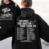 Zach Bryan Hoodie The Quittin Time Tour 2024 Shirt Zach Bryan Song Quotes Mine Zach Bryan Lyrics revetee 1