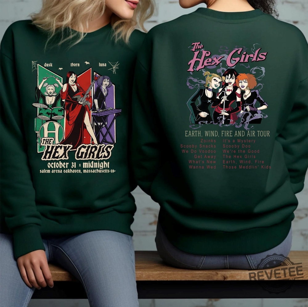 The Hex Girls 2024 Shirt Rock Band Music 2 Sides Shirt Music Concert 2024 T Shirt Hex Girls Shirt