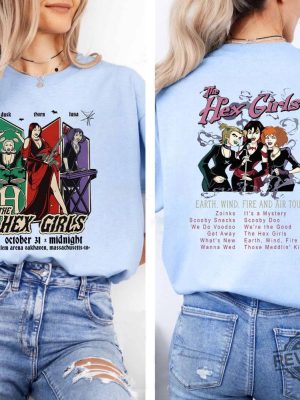 The Hex Girls 2024 Shirt Rock Band Music 2 Sides Shirt Music Concert 2024 T Shirt Hex Girls Shirt revetee 2