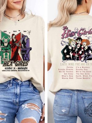 The Hex Girls 2024 Shirt Rock Band Music 2 Sides Shirt Music Concert 2024 T Shirt Hex Girls Shirt revetee 3