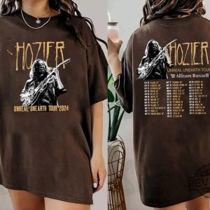 Hozier Unreal Unearth Tour Shirt Hozier Tour 2024 Hozier Unreal Unearth Tour Merch revetee 2