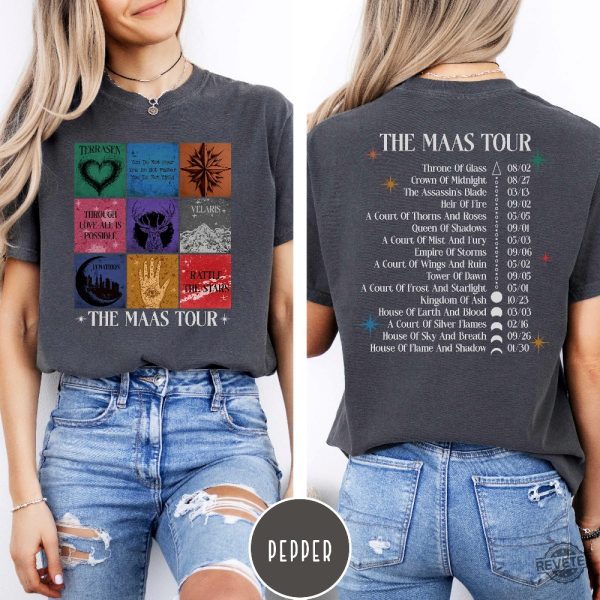 The Maas Tour Shirt Acotar T Shirs Crescent City T Shirt revetee 1