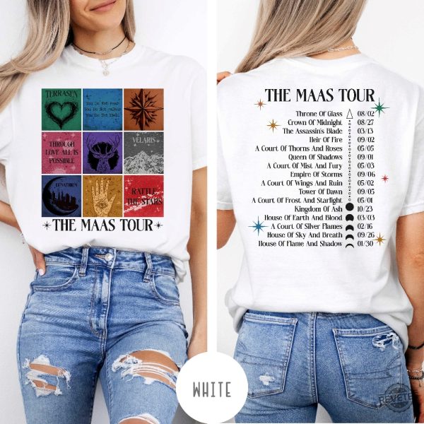 The Maas Tour Shirt Acotar T Shirs Crescent City T Shirt revetee 2