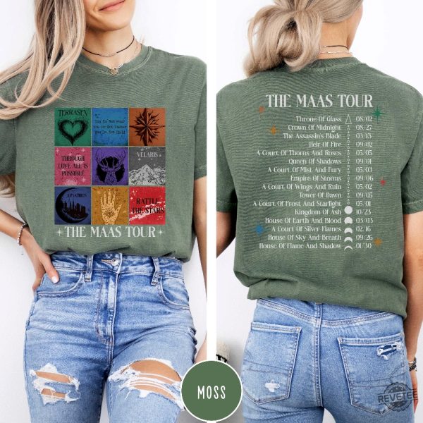 The Maas Tour Shirt Acotar T Shirs Crescent City T Shirt revetee 4