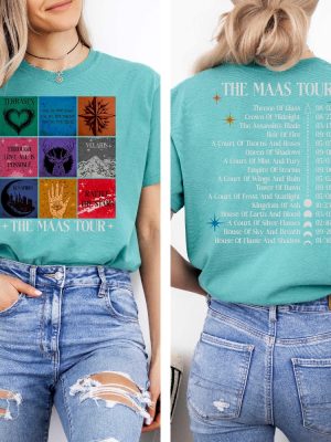 The Maas Tour Shirt Acotar T Shirs Crescent City T Shirt revetee 5