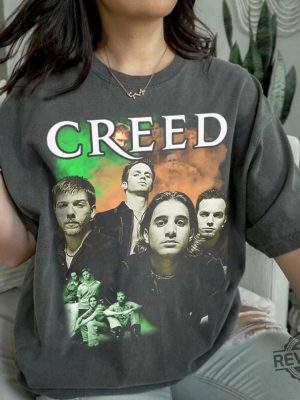 Creed Metal T Shirt Retro Creed Band Shirt Creed Band Fan Shirt Creed 2024 Tour Shirt Creed The Band Shirt revetee 3