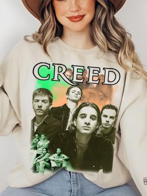 Creed Metal T Shirt Retro Creed Band Shirt Creed Band Fan Shirt Creed 2024 Tour Shirt Creed The Band Shirt revetee 4