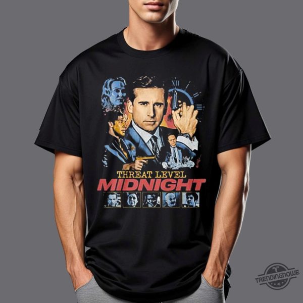 Gabby Williams Threat Level Midnight Shirt trendingnowe 2