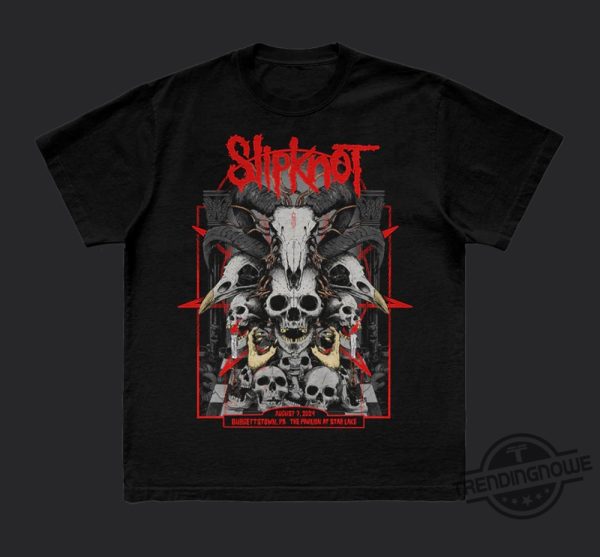 Slipknot 2024 Tour Burgettstown Shirt Slipknot T Shirt Sweatshirt Hoodie Slipknot 25Th Anniversary Shirt trendingnowe 1