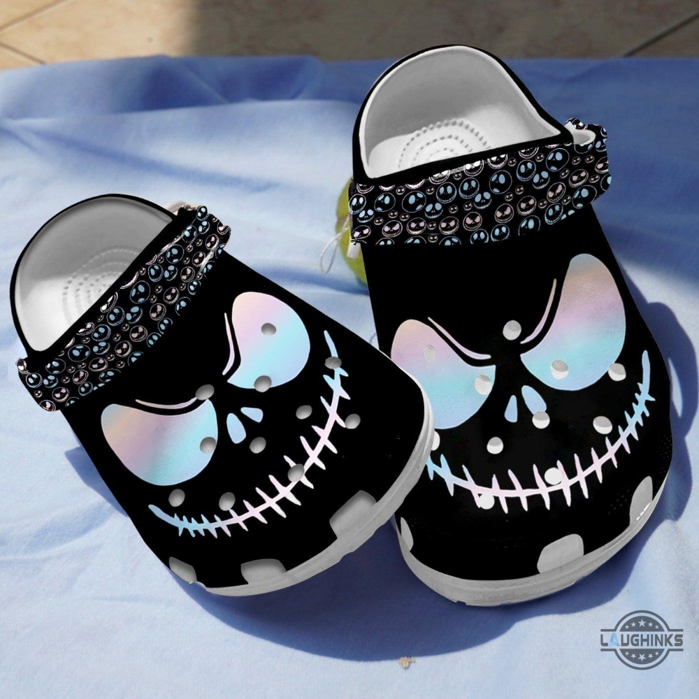 Jack Skellington Nightmare Before Christmas Crocs For Halloween Gift