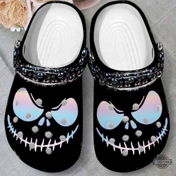 jack skellington nightmare before christmas crocs for halloween gift