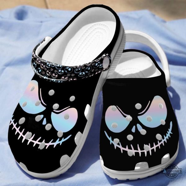 jack skellington nightmare before christmas crocs for halloween gift