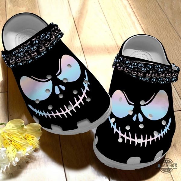 jack skellington nightmare before christmas crocs for halloween gift