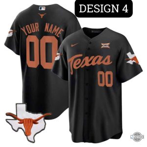 nike custom texas longhorns baseball jersey shirt replica