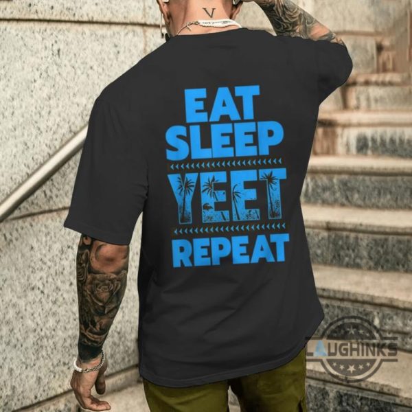 eat sleep yeet repeat vintage jey uso yeet wwe apparel back side