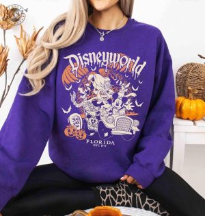 Retro Disneyworld Est.1971 Halloween Shirt Mickeys Not So Scary Party Sweatshirt Mickey Halloween Tee Disney Halloween Hoodie Halloween Gift giftyzy 4