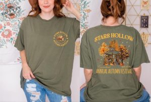 Stars Hollow Fall Shirt Annual Autumn Festival Sweatshirt Vintage Style Stars Hollow Hoodie Lukes Diner Coffee Tee giftyzy 4