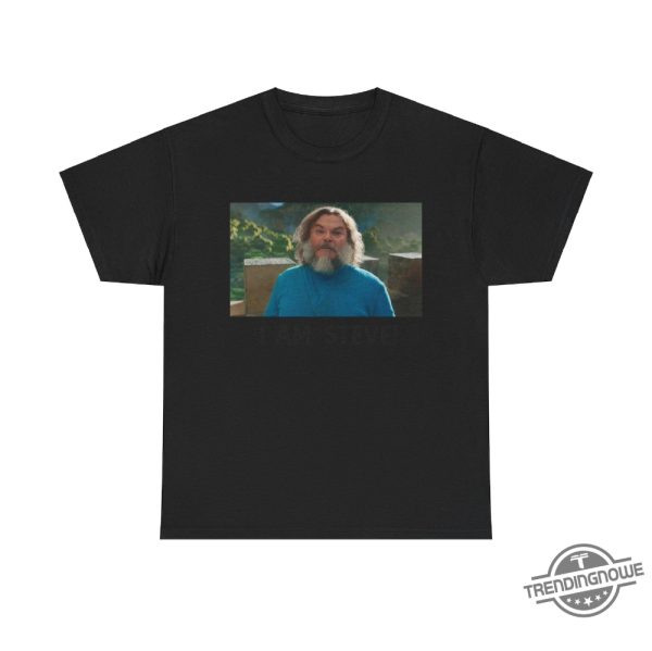 Jack Black Minecraft Steve Mashup Shirt A Minecraft Movie T Shirt Funny Gamer Tee trendingnowe 3