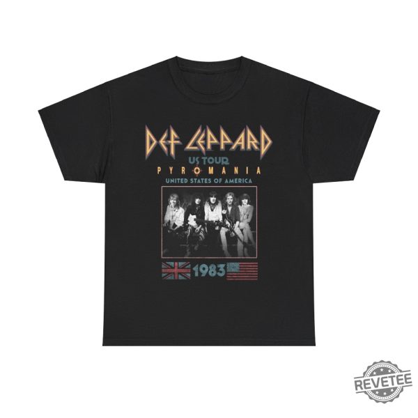 Def Leppard Shirt Def Leppard Graphic Tee Def Leppard Journey Tour Def Leppard Setlist revetee 1