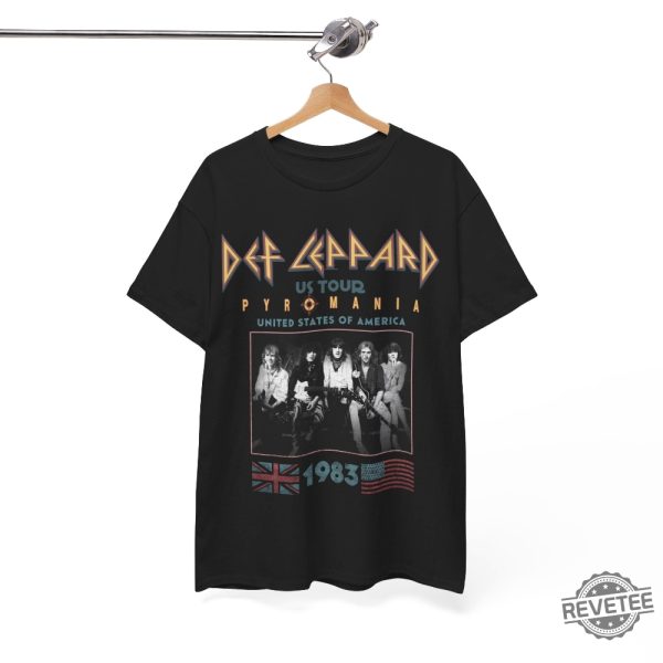 Def Leppard Shirt Def Leppard Graphic Tee Def Leppard Journey Tour Def Leppard Setlist revetee 2