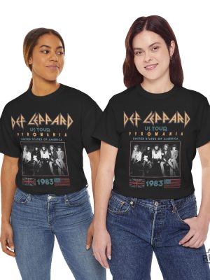 Def Leppard Shirt Def Leppard Graphic Tee Def Leppard Journey Tour Def Leppard Setlist revetee 3